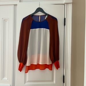 BCBGMaxAzria Multicolor Silk Women's Blouse